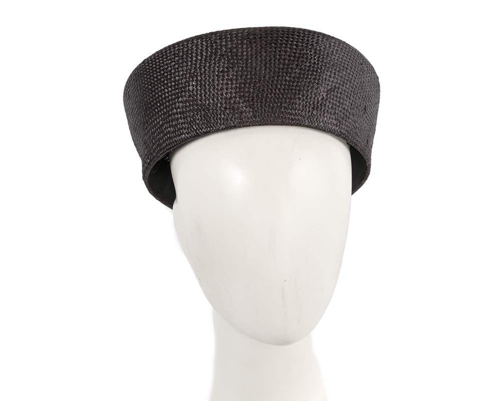 Large Black Beret Hat By Cupids Millinery